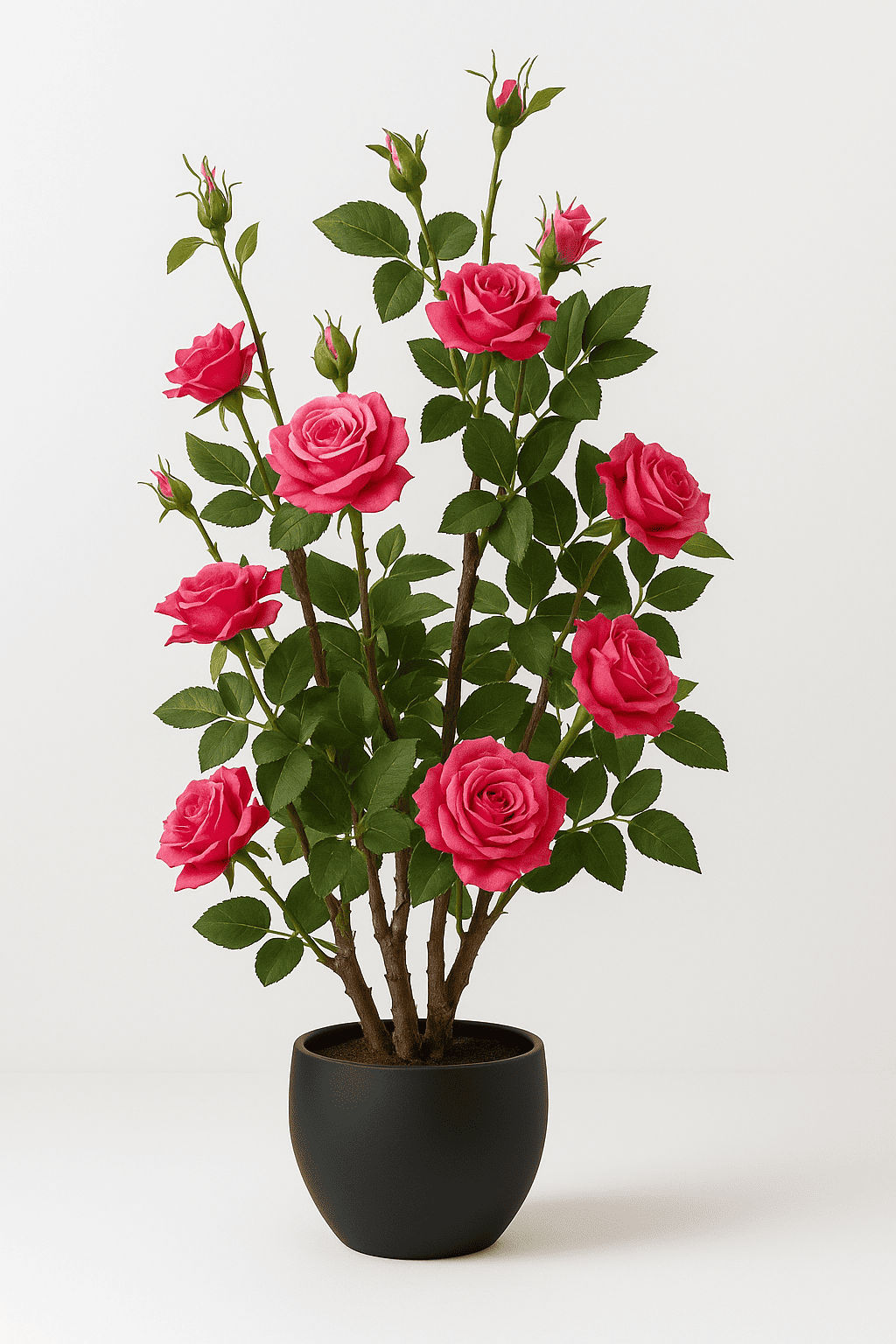 Elegant Bloom Faux Rose Tree