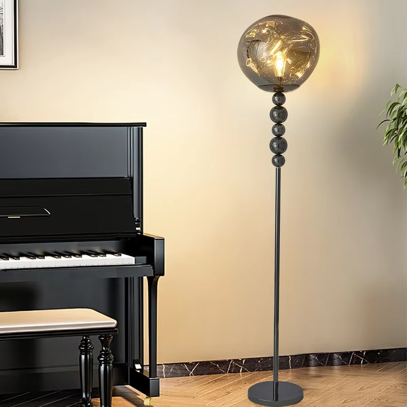 Molten Orb Floor Lamp - HomeCene UAE