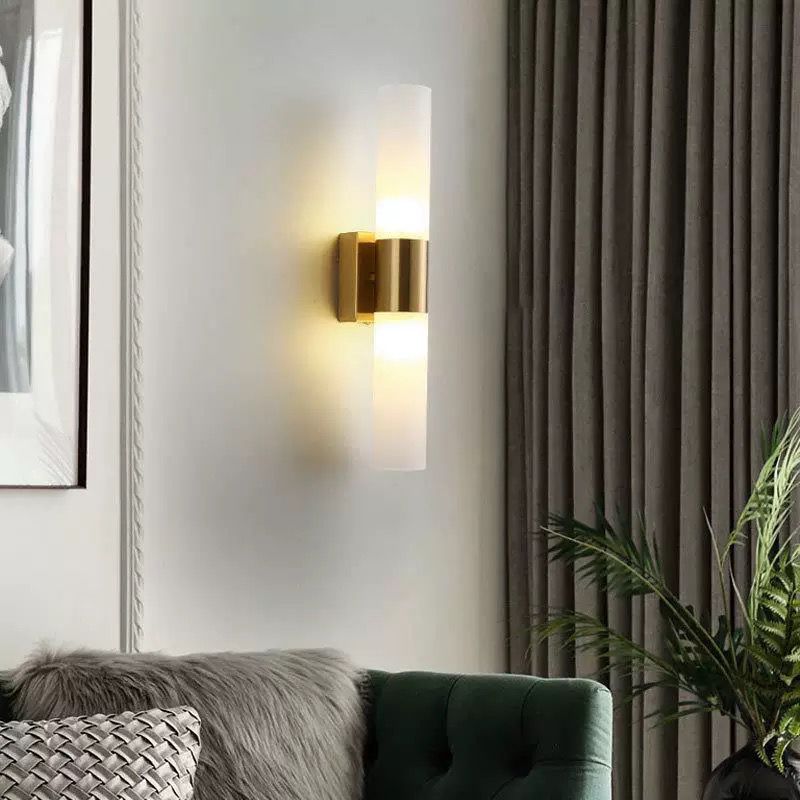 Fluted Outdoor Sconce Double sided lamp