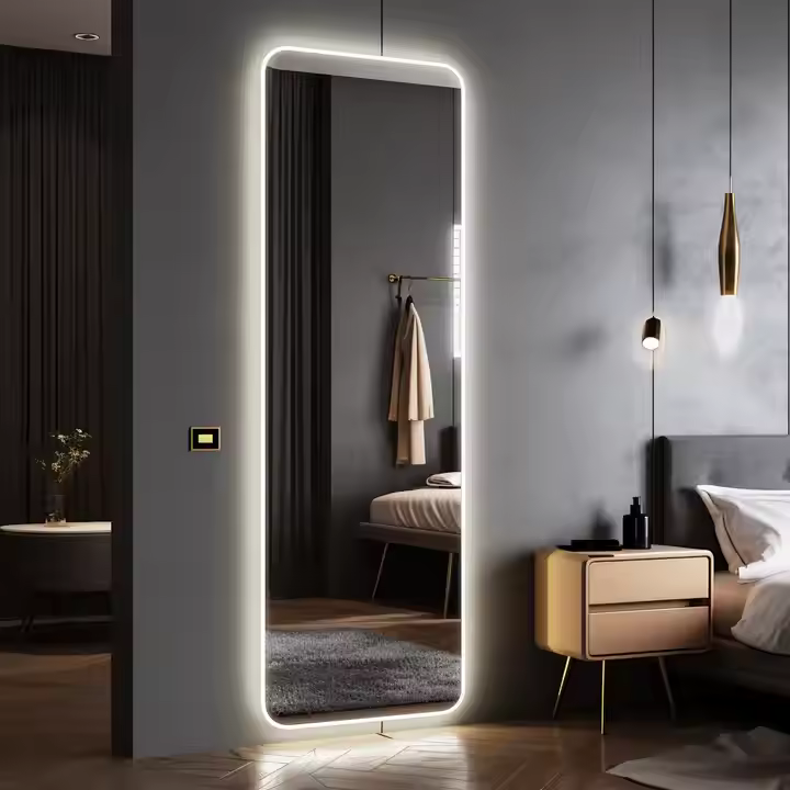 Amara Rounded Corners Mirror Frameless (LED)
