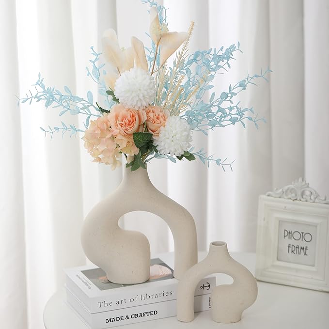 G Shape Flower Vase Decor Set