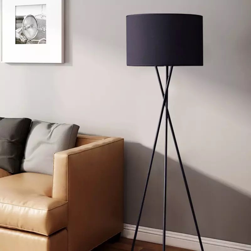Black Standing Tripod Floor Lamps