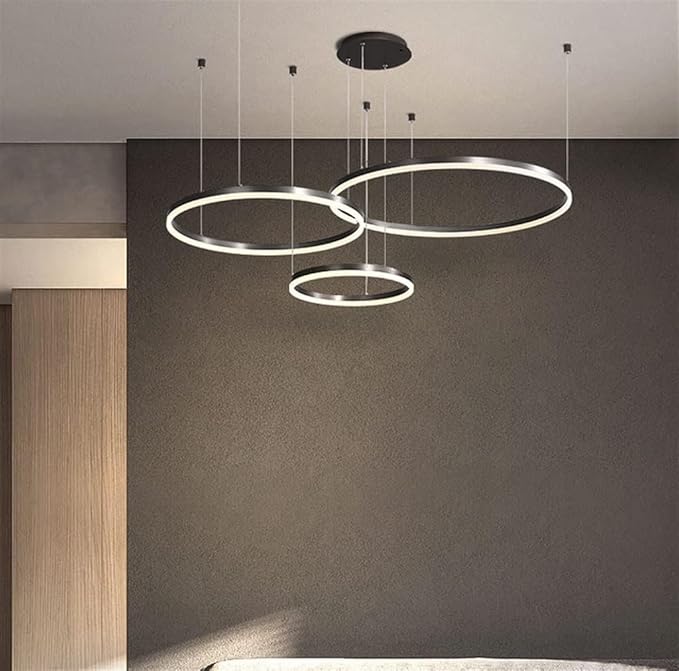 3 Round Rings Hanging Lamps