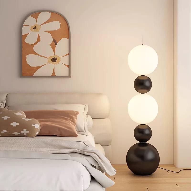 Black & White Bubble Floor Lamp