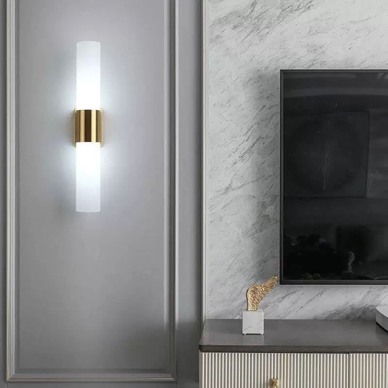 Fluted Outdoor Sconce Double sided lamp