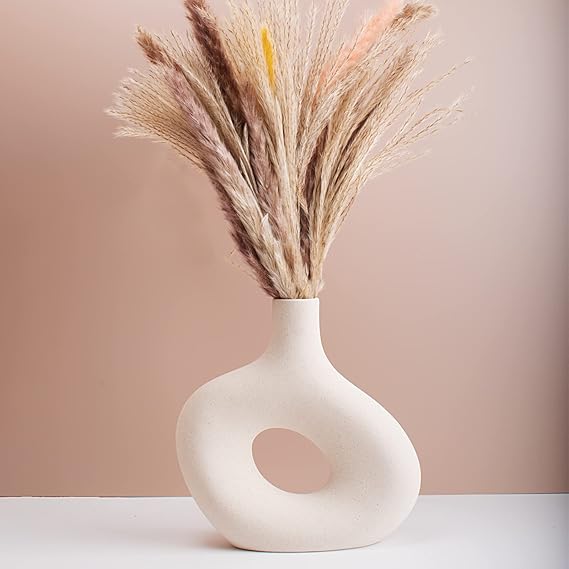 Disordered Donut Ceramic Vase Decor Set