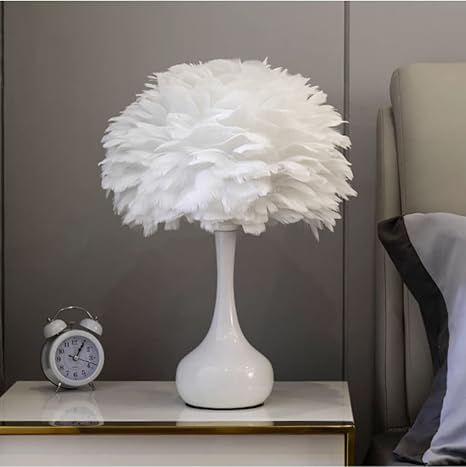 Feather Elegance Table Lamp