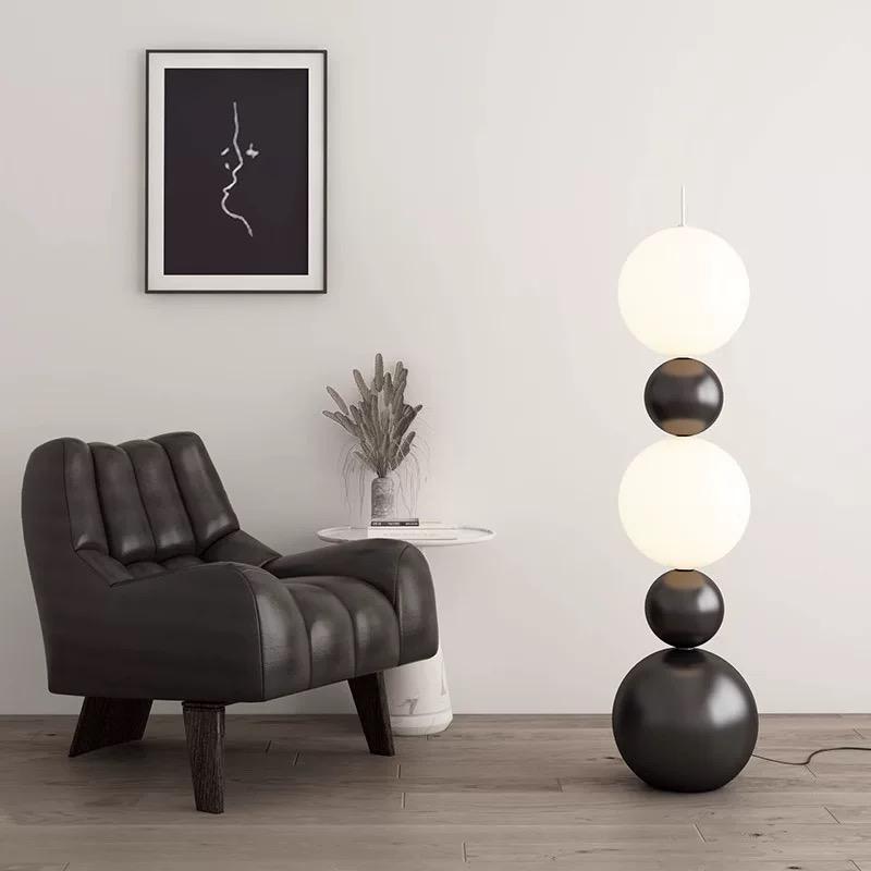Black & White Bubble Floor Lamp
