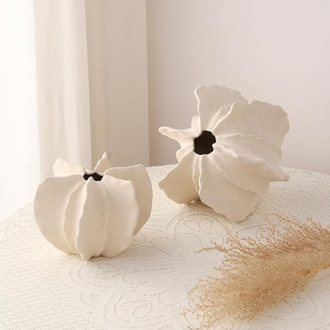 Crestwave Ceramic Vase Set