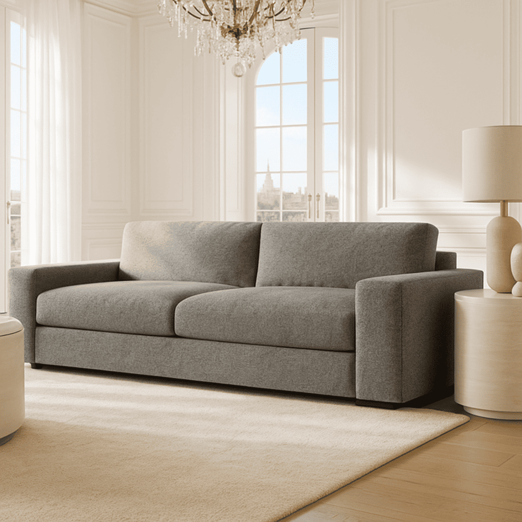 Charcoal Grey Modern Sofa